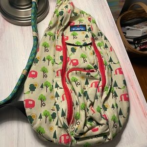 Kavu sling bag backpack camper pattern